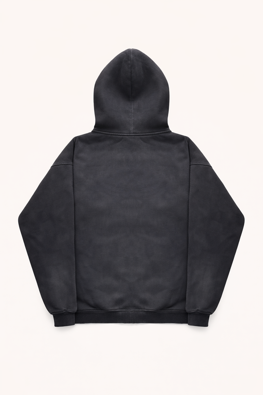VINTAGE DOUBLE-ZIP — CHARCOAL