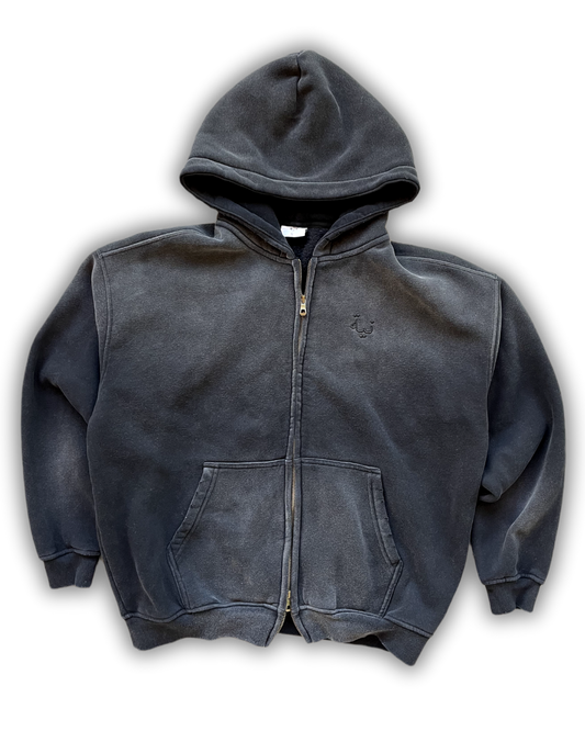 VINTAGE DOUBLE-ZIP — CHARCOAL