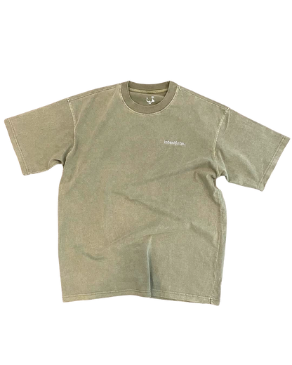 INTENTIONS TEE: SPRUCE FADE