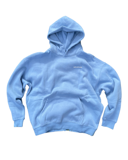 INTENTIONS HOODIE: SKY BLUE