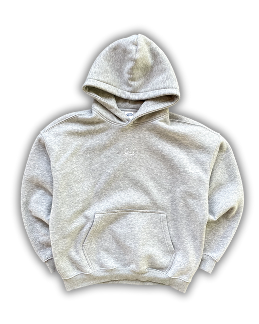 CORE HOODIE — HEATHER GREY