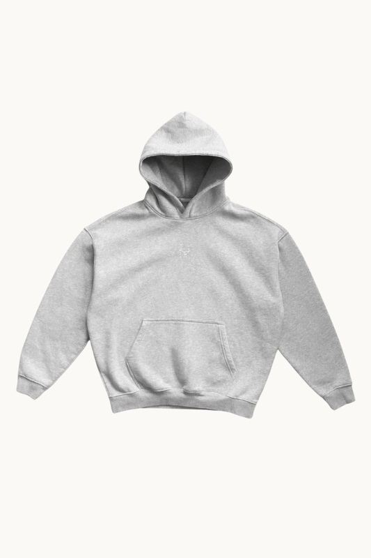 CORE HOODIE — HEATHER GREY