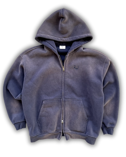 VINTAGE DOUBLE-ZIP — NAVY