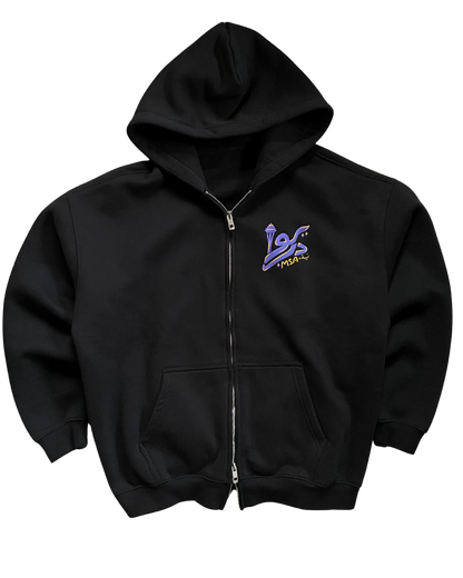 MSA X INTENTIONS: BLACK DOUBLE-ZIP