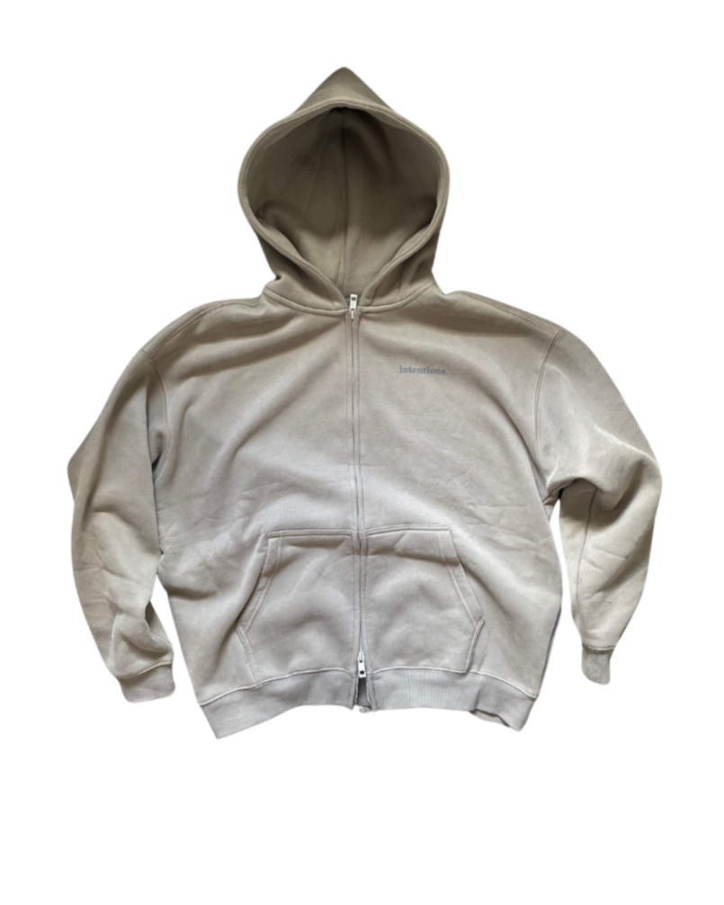 INTENTIONS ZIP-UP: MOCHA HAZE